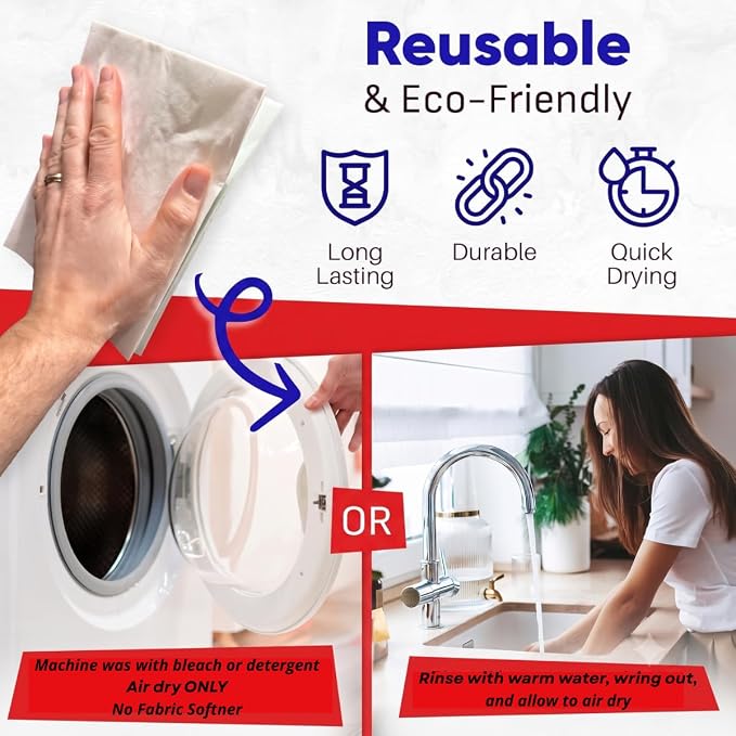 ZAP Cloth Premium Microfiber Cleaning Cloth (3-Pack), Reusable Glass Cleaning Towel, Lint-Free Polishing Cloth for Windows, Mirrors, Chrome, Stainless Steel, Granite, Home & Auto