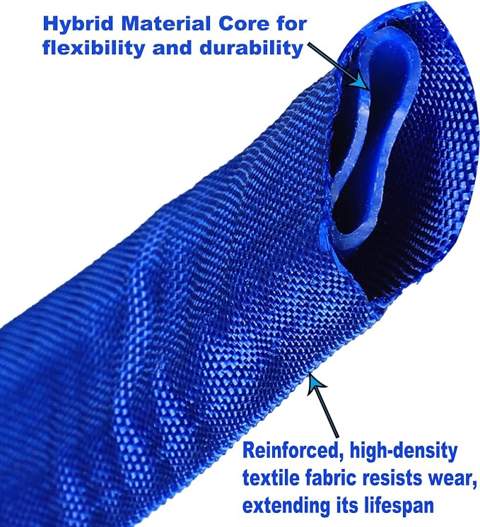 YOTOO Garden Hose 100 FT, Lightweight, Durable, Flexible, Non-Expanding, Kink-Free Water Hose with Solid Brass Fittings for Outdoor, Watering flants and flowers, Car Wash