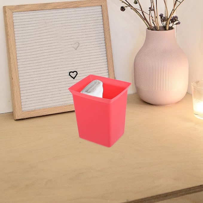 Plastic Cleaning Caddy Stackable Organizer Bin for Hotel Housekeeping Tasks | Large Capacity, Integrated Tool Bar, Easy to Clean, Tidy and Organized Space