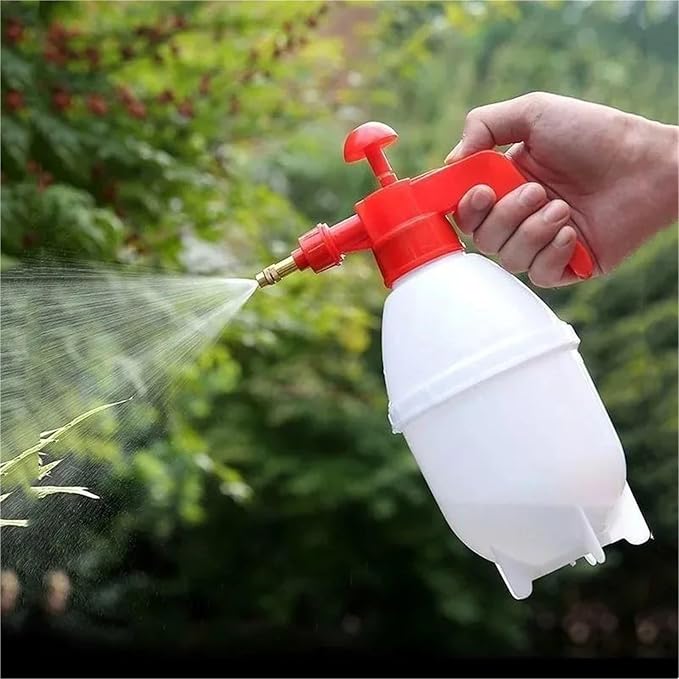 Pump Sprayer | 1.5/2.0/3.0L Car Washing Pressure Spray Pot Auto Clean Pump Sprayer Pressurized(2L Orange)
