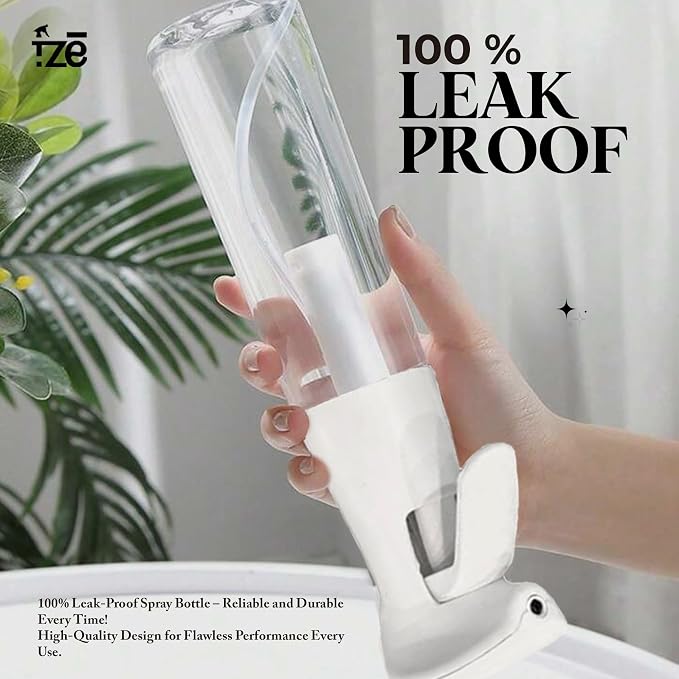 FZE® Continuous Spray Bottles 2 pack (10 Oz/300ml) with Ultra Fine Mist for Hair spraying, Watering Plants, Durable Solution and Your Go-To Kitchen Companion for Everyday Use