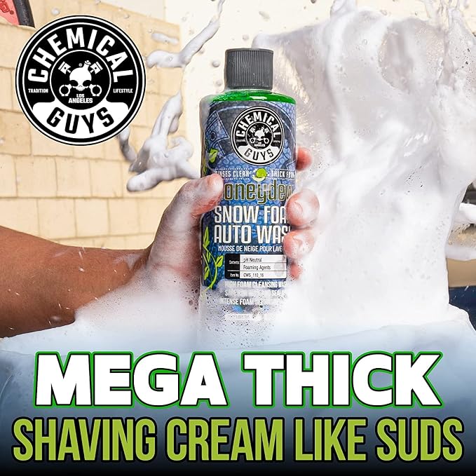 Chemical Guys, Exterior Wash & Shine Kit, Soap, Glass & Tire Dressing Set | Takes a dusty daily driver to a glossy finish in one session, packed in a grab-and-go bag that makes a solid gift