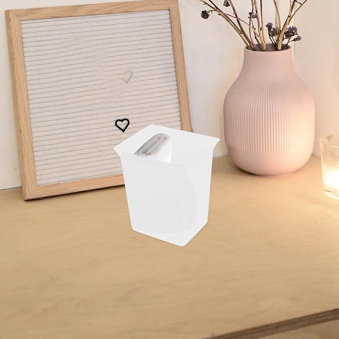 VICASKY Portable Cleaning Supply Organizer Basket with Handle, White Plastic Storage Caddy Bin for Bathroom and Housekeeping, Portable Cleaning Supplies Holder for Home and Hotel Use