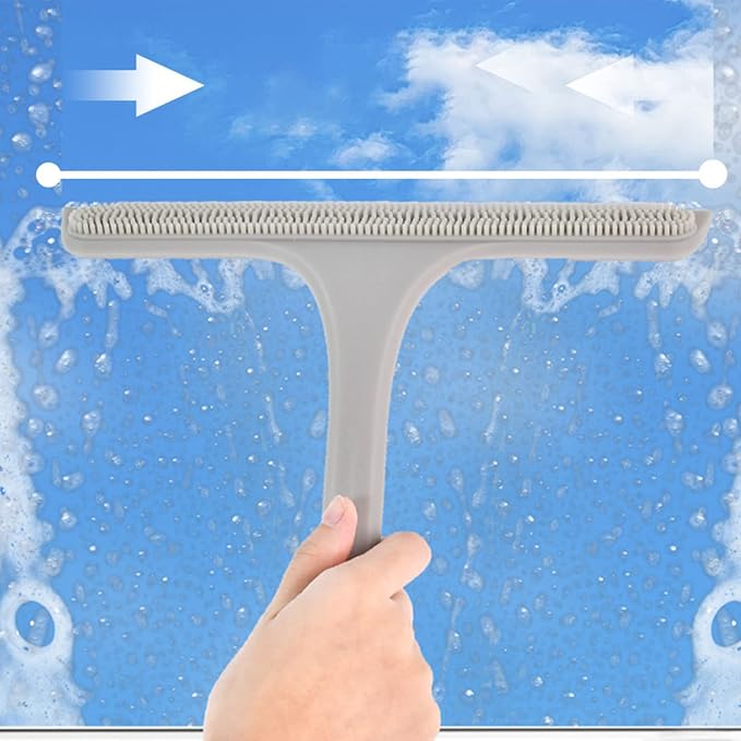 Silicone Shower Squeegee Wiper Scraper Glass-Cleaning Tools Water for Car Window Shower