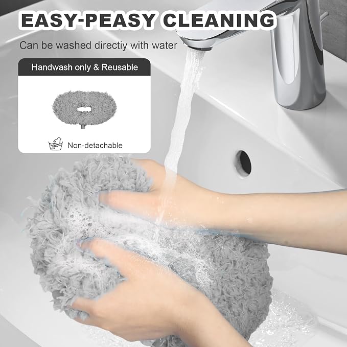 Storystore Ceiling Fan Cleaner Duster, Adjustable Microfiber Duster | 4.2FT Fan Cleaner with 13-50" Pole for Cleaning Fan Blades, Cobwebs, Walls, Doors and Windows, Brush for Dust Removal