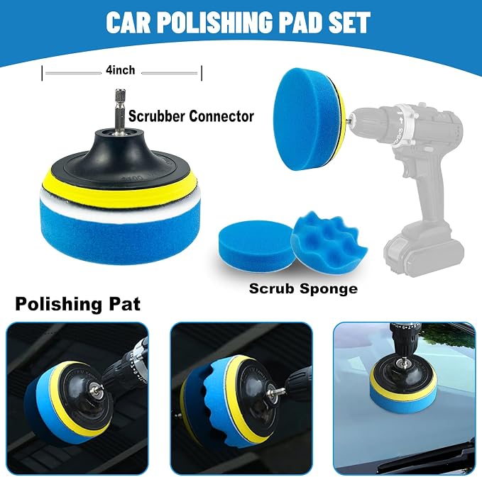 Car Detailing Kit,36pcs Car Detailing Brush Set,Car Cleaning Kit Detail Kit | Professional Car Detailing Brush Set,Auto Detailing Brush Set,Car Wash Kit,Car Detailing Kit Interior Exterior Wheels Cleaner