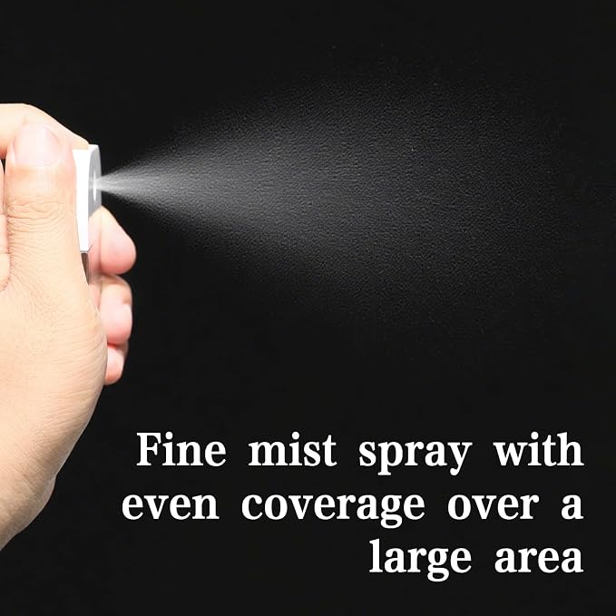 6 Pcs Clear Spray Bottles, Portable Card Spray Bottles, 38 ML Refillable Plastic Perfume Atomizer Vials, Suitable Perfume, moisturizing water, hand sanitizer