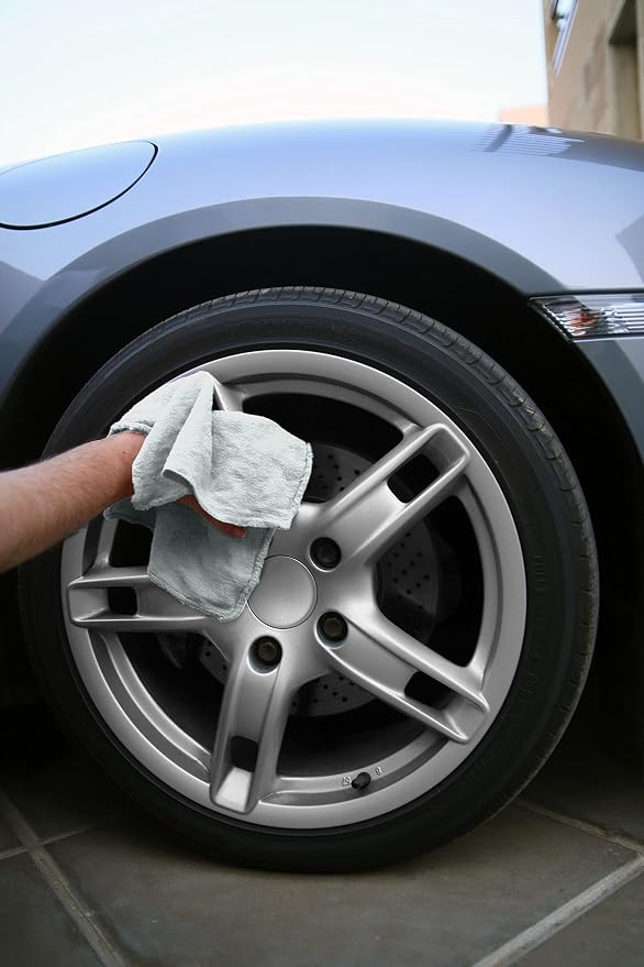 Avalon Towels Cotton Shop Rags – (Pack of 300) Size 12x14 Inches Cleaning Rags – Absorbent Shop Towels and Multipurpose Cleaning Towels for Automobiles, Industries, Garage and Homes (Grey)