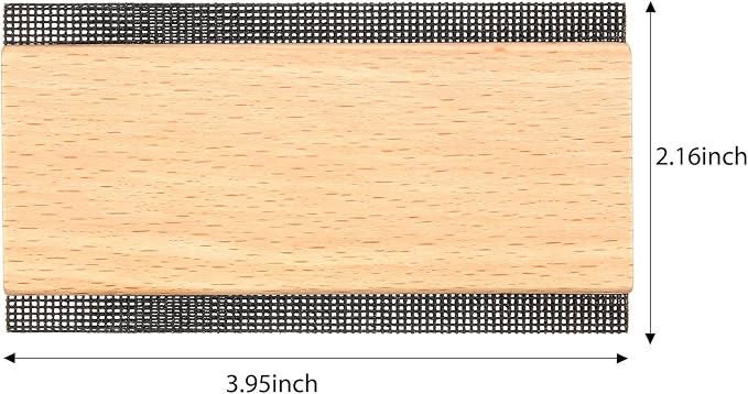 Boao 2 Pcs Wooden Sweater Comb Remove Pilling Double Edge Fabric Shaver | Remove Pills and Fuzz from Clothing, Pill Remover for Scarves Wool Coats Pant Legs Knits Woolens Blankets