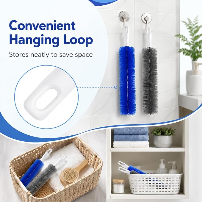 2Pcs Fan Cleaning Brush,Bendable Dust Collector,Car Dust Collectors,Ultra-Fine Fiber Brush Head,Suitable for Ceiling Fan Blades,Ventilation Openings,Curtains,Cars-Reusable Dust Collector
