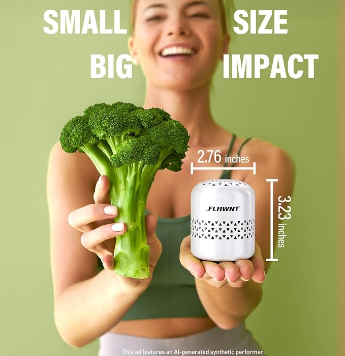 Fridge Deodorizer,Lasts Up to 10 Years,Stainless Steel,Ceramic White | Unbox and place in fridge; refrigerator deodorizer, fridge odor eliminator, no refills, baking soda fridge alternative