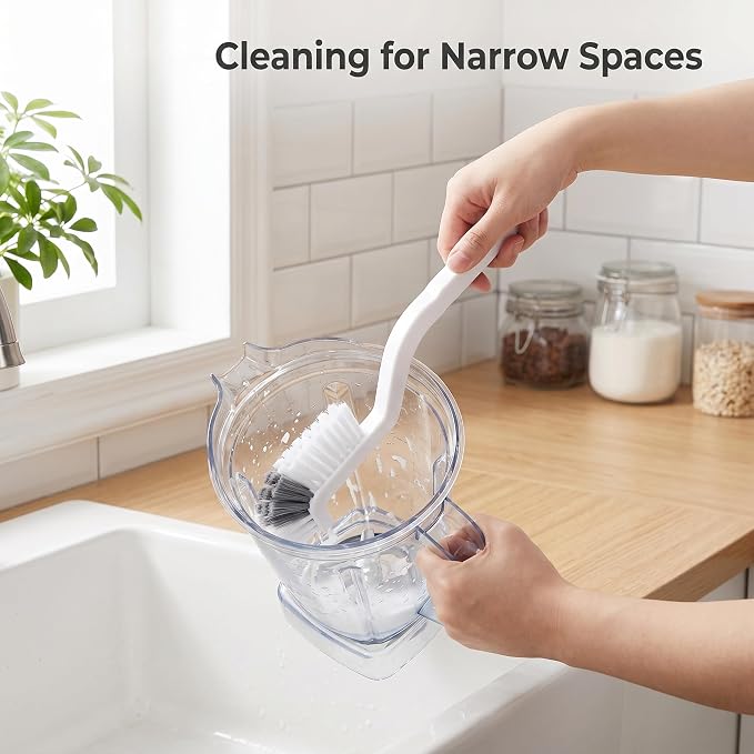 14Pcs Small Crevice Cleaning Brush Set, Hard Bristle Cleaning Tool, Multi-Purpose Cleaning Brushes for Kitchen, Bathroom, Corner, Sink, Cup, Grout, Tight Spaces