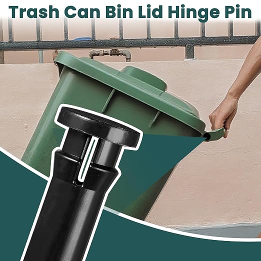 Zookpr Wheelie Trash Can Lid Hinge Pin,for Rehrig Sierra Huskylite 95-Gal | Solid injection-molded nylon,not 3D printed,UV-stabilized,weather-resistant,for Household&commercial grade,2-pack,full repair