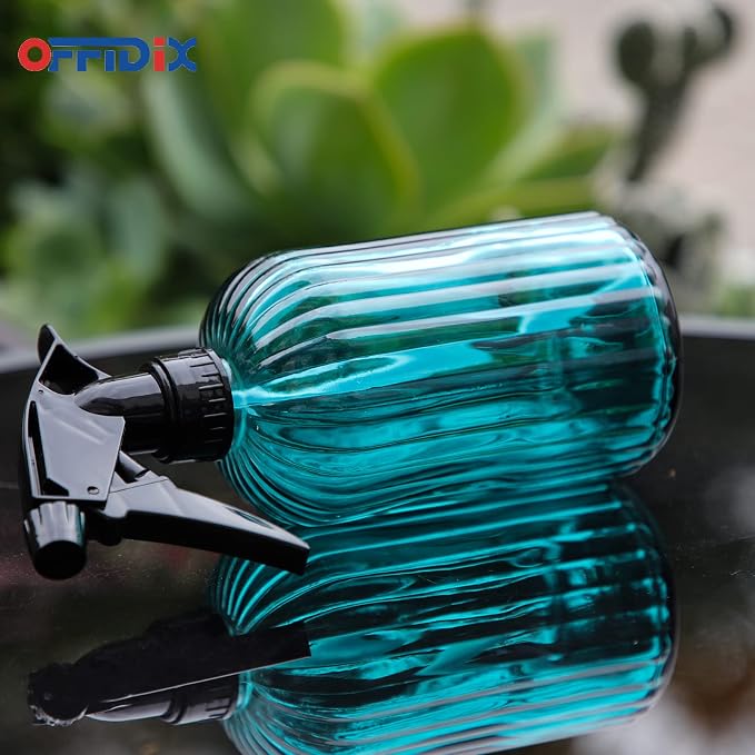 Glass Spray Bottle Blue Plant Mister Adjustable Nozzle for Plants 13.5 oz | Spray Misters Pressure Handheld 400 ml Vintage Fine Mist Garden Indoor Outdoor Work Cleaning Watering Can for Plant Lover