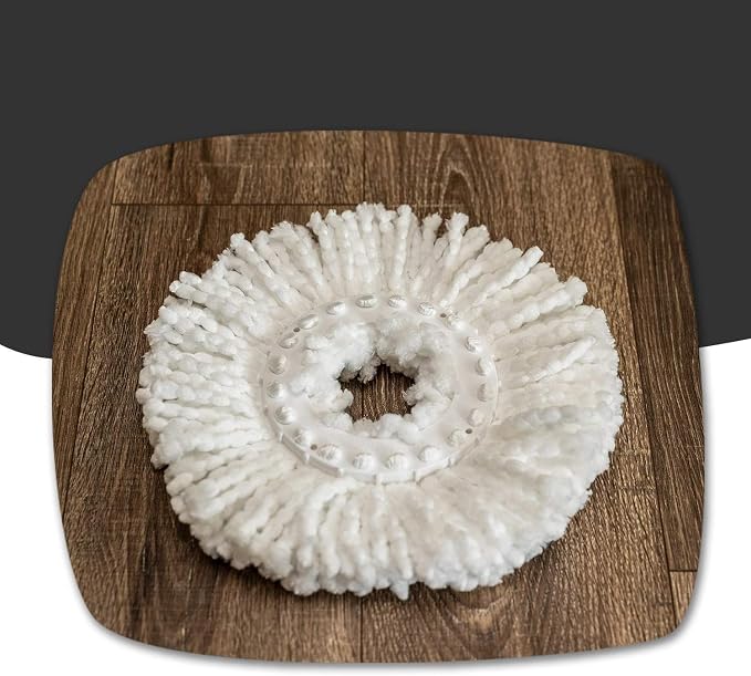 Hurricane Spin Mop Replacement Head, Absorbent Microfiber, Holds 10X Weight