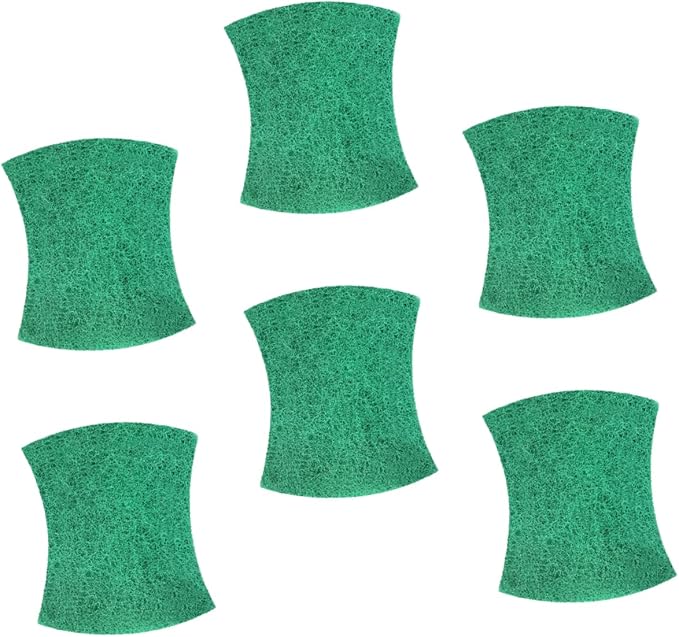 6Pcs Scouring Pads Non Scratch Cleaning Scrubber for Dishes Pots Reusable Household Scrub Pads for Kitchen Countertops Strong Water Absorption Dirt