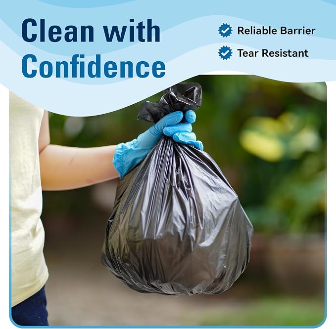 Food Safe Disposable Gloves Latex Free, Blue | Food Grade Nitrile Rubber Gloves, Latex-Free Powder-Free for Food Prep, Cooking, Household Cleaning