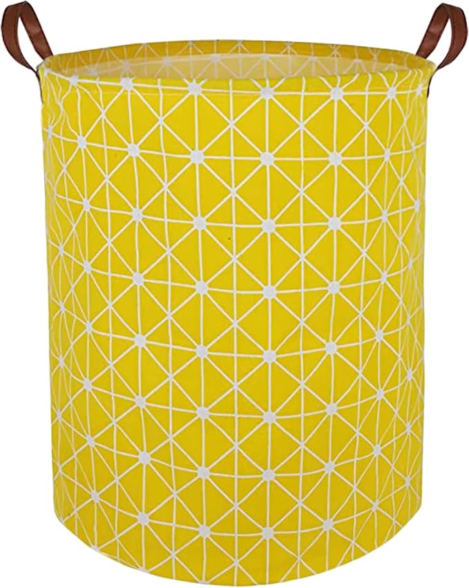 Collapsible Laundry Basket in Bedroom Waterproof Laundry Hamper in Bathroom Large Laundry Bag in College Dormitory Cloakroom Livingroom Nursery Organizer Toy Bin