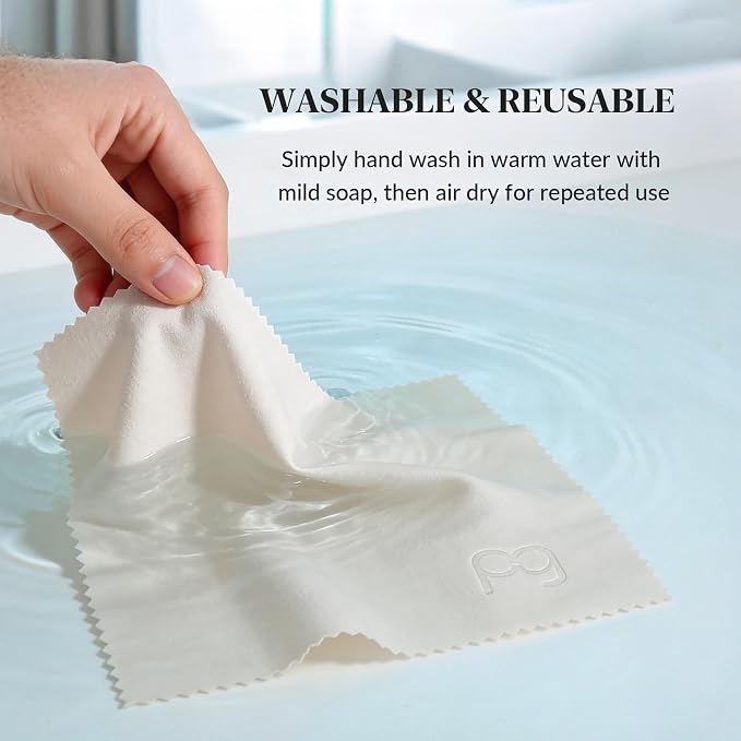 Payne Glasses 6 Pack Microfiber Cleaning Cloth for Glasses | Ultra Soft Lens Cleaning Cloth for Eyeglasses, Sunglasses, Camera Lenses, Screens, iPhone, iPad - Lint-Free & Scratch-Free