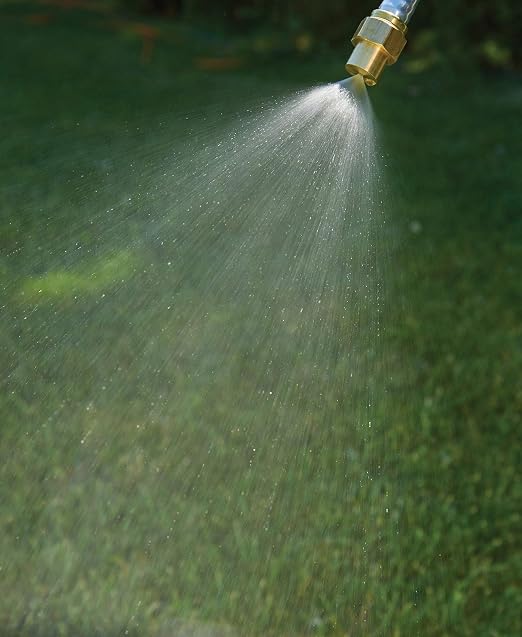 Dramm 12350 Seedling Nozzle – Solid Brass Fine Mist Sprayer for Fragile Plants, Seedlings, and Cuttings – Extra-Fine Hollow Cone Pattern for Gentle Watering, Gold