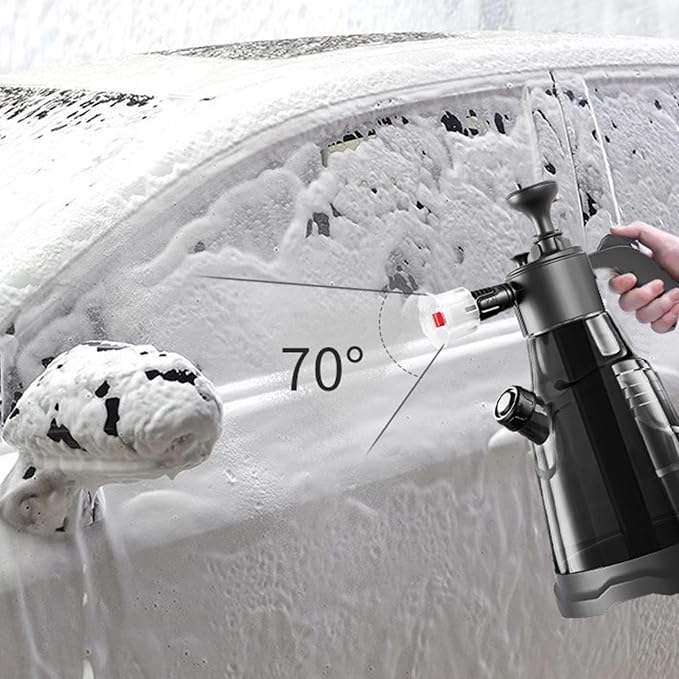 Car Foam Sprayer 2Liters Snow Foam Sprayer Pumps Action Pressure Washing Bottles for Garden Watering Hand Pressurized Cannons