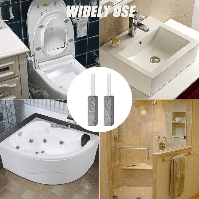 TuTuYa 10PCS Cleaning Brush Set, Multipurpose Household Cleaning Tool Kit | Remove Stubborn Dirt, Crevice Brush Easily Reach into Deep and Narrow Space, Toilet Cleaning Pumic Stone, Scraper for Kitchen