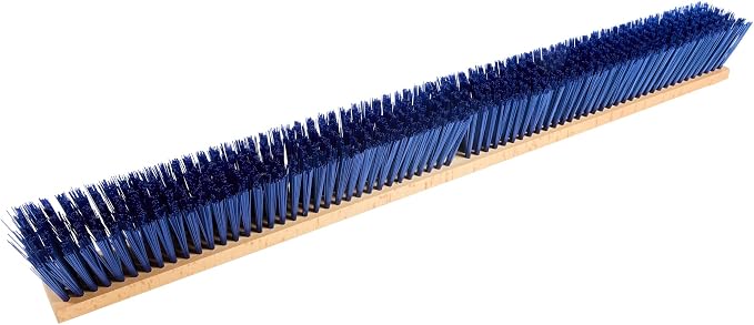 Restaurantware-BROOM HEAD ONLY: Clean Tek Professional 36-Inch Broom Head, 1 Heavy-Duty Push Cleaning Tool - Handle And Brace Sold Separately, Heavy Plastic Bristles, Wooden, Commercial Use