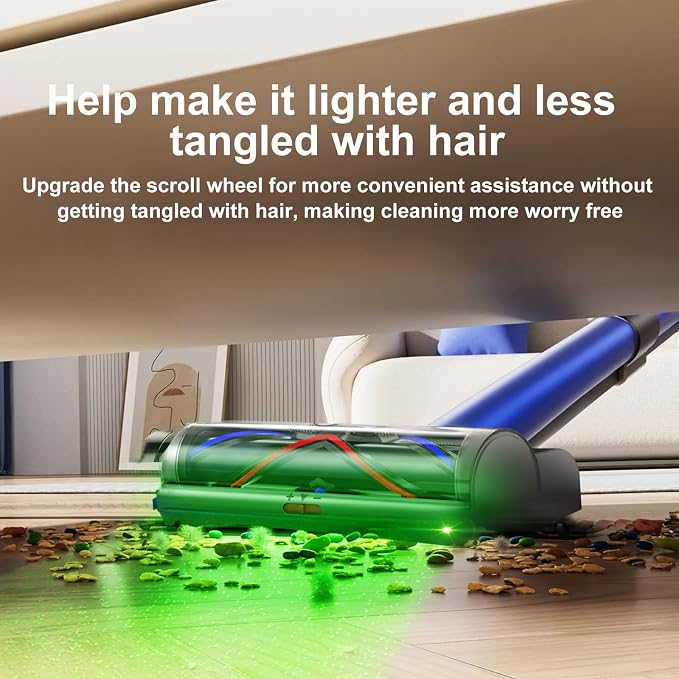 Nukisa Anti-Tangle Replacement Vacuum Head Compatible with Dyson V10 Vacuum | V10 Cordless Vacuum, Includes Motorized Brush Roller for Hardwood Floor & Carpet, Pet Hair Remover Tool, Plus Bonus Filter