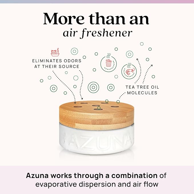 Azuna Home Odor Eliminator for Strong Odor | 12oz Gel Refill | Aromatherapy