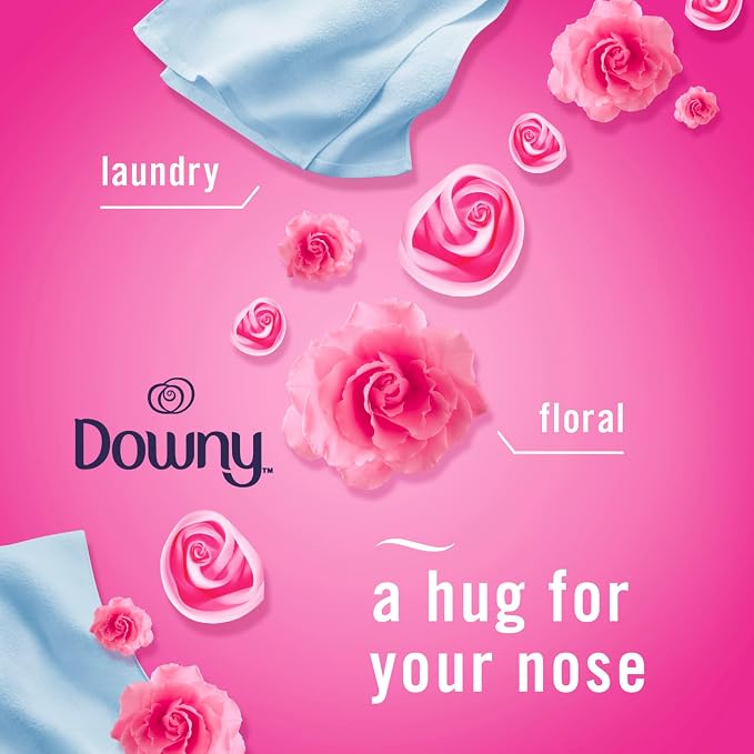 Febreze Odor-Fighting Fabric Refresher, Liquid, White, Downy Calm and Downy April Fresh, 16.9oz, 2 Pack