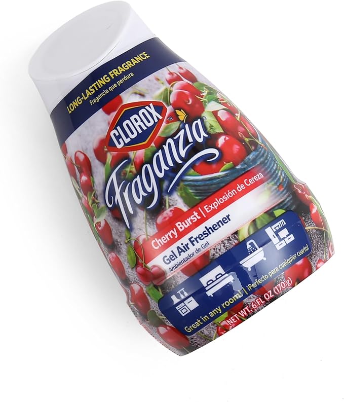 Clorox Fraganzia Gel Air Freshener Cone, Cherry Burst Scent, 6 Oz