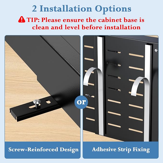 Under Sink Organizer, 2-Tier Slide Out kitchen Storage Metal Shelf, Black | 16.7″ To 29.1″ Pull Out Kitchen Storage Cabinet Organizer, Or Bathroom Laundry Kitchen Storage, Multi-Use Bathroom Storage
