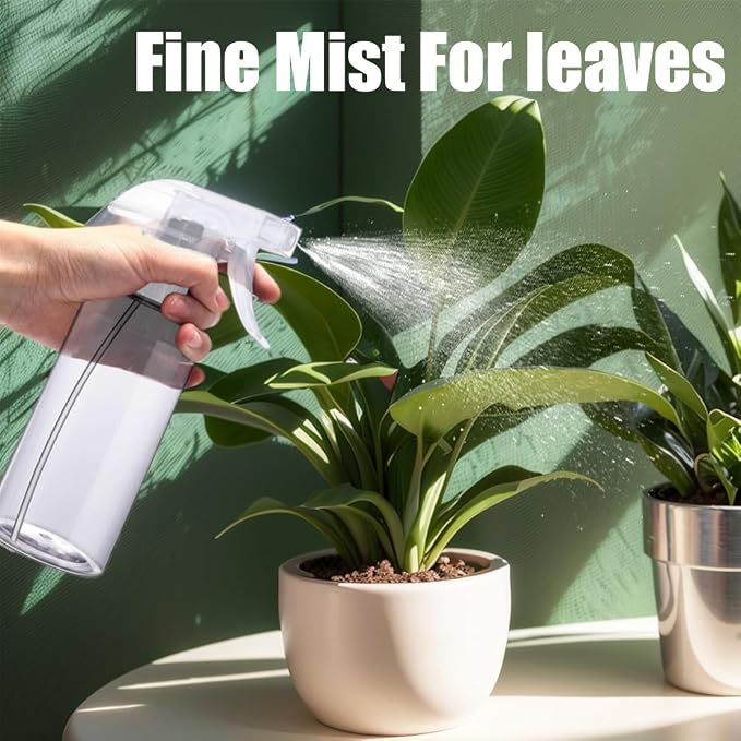 Spray Bottles 16.9oz/2Pack - Premium Adjustable Spray Bottles for Cleaning | No Leak And Clog Mister Spray Bottle - Spray Bottle For Hair, Plants, Pet, Vinegar, and Rubbing Alcohol Reagent
