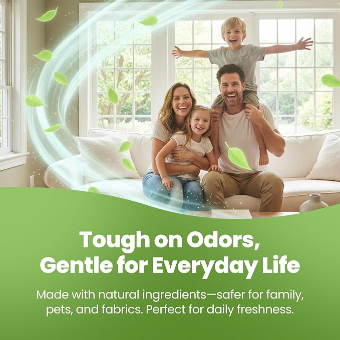 Air Scense Odor Eliminator Spray for Home, Fabrics & Pet Odors, 2 Pack | Neutralizes odors at the source | Pet and organic odors | Fabrics and household surfaces