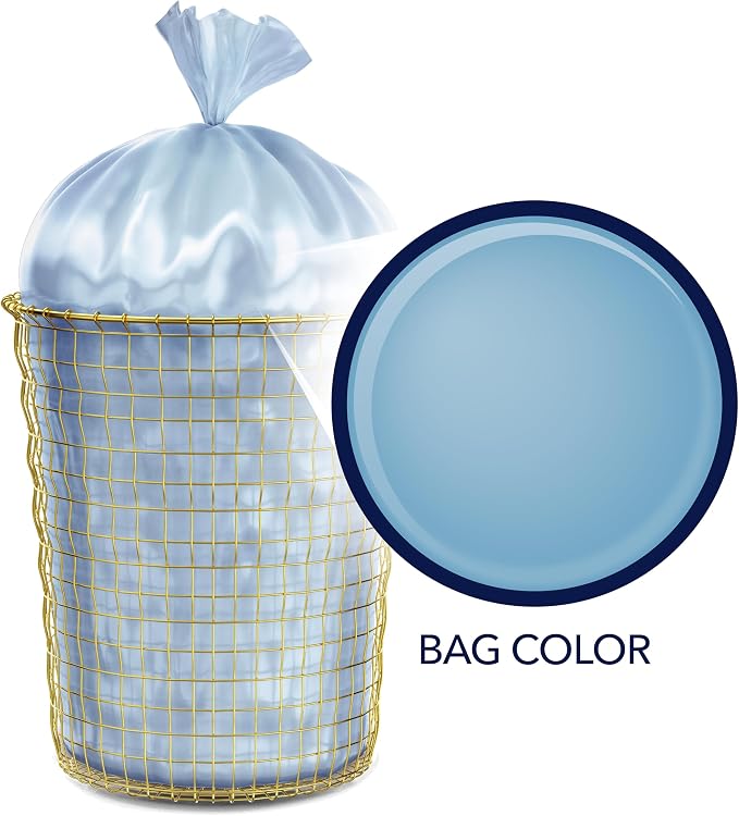 Color Scents 8 Gallon Trash Bags Twist Tie 45 Count Fresh Air