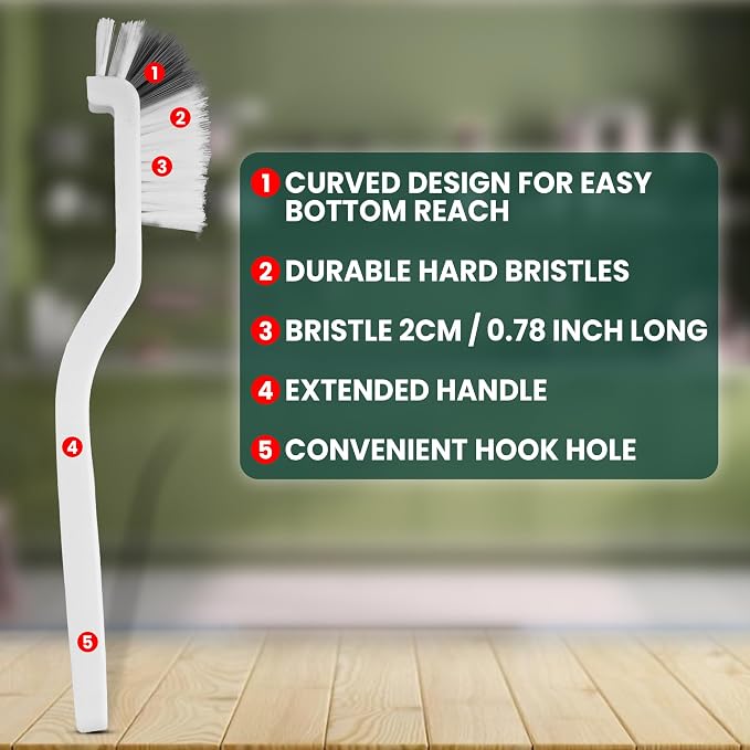8 Pcs Crevice Cleaning Brush Set – Hard Bristle Cleaning Tools for Grout, Gaps & Narrow Spaces – Multi-Purpose Grout Brush, for Cleaning Bathroom, Shower, Window Tracks, Kitchen | Multi-Purpose Grout Brush for Bathroom, Shower, Window Tracks & Kitchen ...
