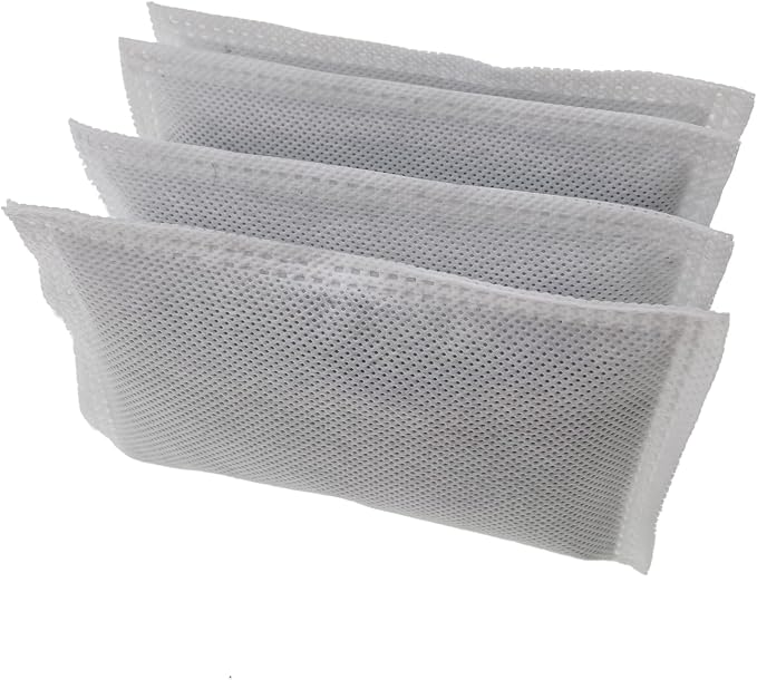 8 Pack Activated Charcoal Odor Absorbing Filter Refill Deodorizer | Compatible with iTouchless Trash Cans 8 Gallon & Larger, Powerful Odor Absorbing Charcoal Material, Long-Lasting Odor Control