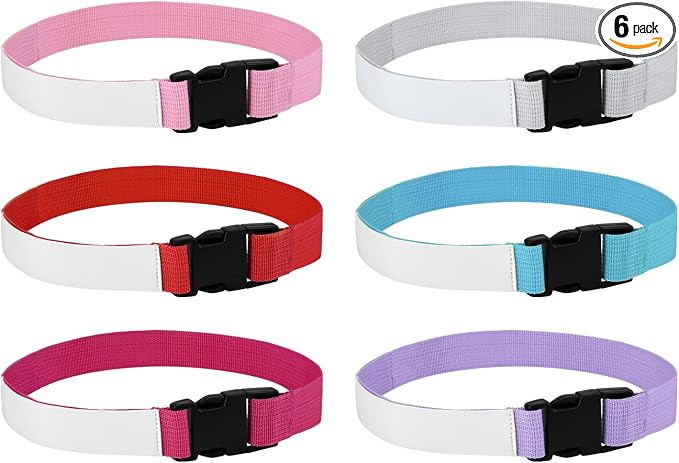 6pcs Buckle Loops for Laundry, Clothes Straps with Buckle Multipurpose Washing Care Tools Cleaning Belt Accessories Gadgets for Wash Care (Red, Light Purple, Rose Red, Pink, Sky Blue, Light Gray)