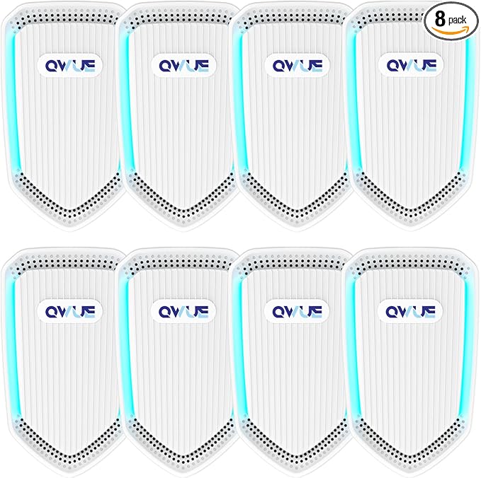 8Pack Air Ionizer Plug In, Filterless Home Negative Air Purifier, Quiet Air Freshener Portable Cleaner for Odors Smoke Dust, Air Purifiers for Home Office, Bedroom, Bathroom