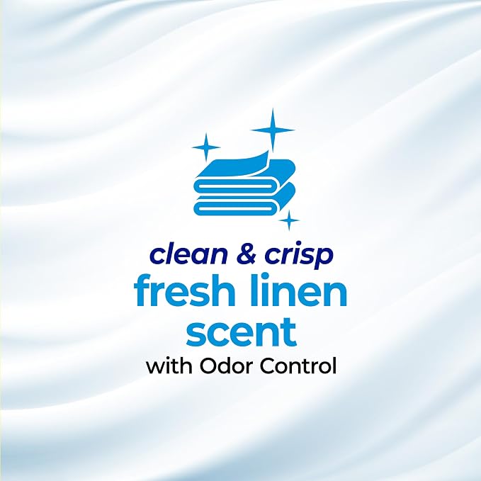 Hefty Essentials 13 Gallon Kitchen Trash Bags, 120 Count, Fresh Linen Scent | Tall Trash Bags for Kitchens, Home Offices, or Laundry Rooms, Drawstring Closure, Easy to Tie, Lift, and Carry, White