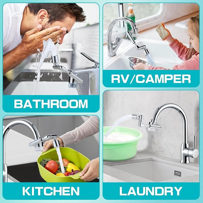 4pcs Carbon Fiber Filter Replacement for CECEFIN Filtered Faucet Extender | 1um Micro-Porous Water Purifier, Reduce 99% Chlorine Purifier, 1"(D)*1.47"(H) Filtered Cartridge for (B0BHVS5JBL/B0DCG64HSL)