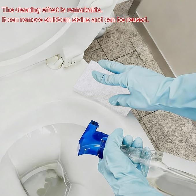 24 PCS White Scour Pads Non Scratch Non Woven Multipurpose Abrasive Scrubber Sponge for Multi Surface Cleaning Polishing (6 X 9 inch)