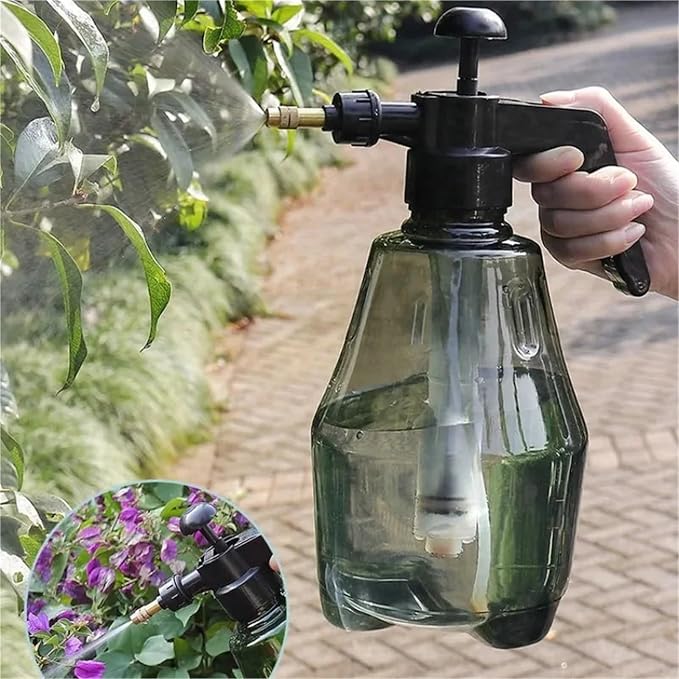 Pump Sprayer | 1.5/2.0/3.0L Car Washing Pressure Spray Pot Auto Clean Pump Sprayer Pressurized(0.8L White)
