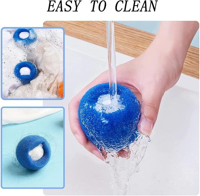 10 Pcs Box-Packed Pet Hair Remover for Laundry, Laundry Pet Hair Catcher, Washing Machine Hair Catcher, Washing Balls Dryer Balls for Clothing Dog Cat Pet Fur Remover（Orange+Blue） | Laundry Pet Hair Catcher, Washing Machine Hair Catcher, Washing Balls ...