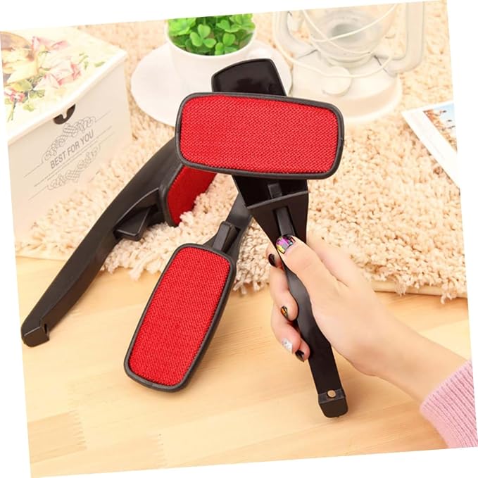 2pcs Clothes Dust Remover Lint Brush Pet Hair Remover Cleaner Static for Hair Removal Needs