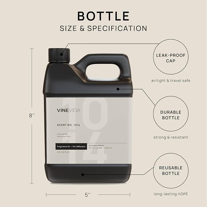 VINEVIDA (32oz) Hotel Diffuser Oil | Hotel Fragrance Collection | Cold Air Diffuser Oil