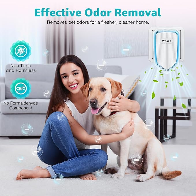 Plug In Air Purifier Negative Air Freshener for Home | 4 Pack Air Ionizers for Dust Mites, Pets Odor Reducer Smoke Bedroom, Office, Basement Kitchen