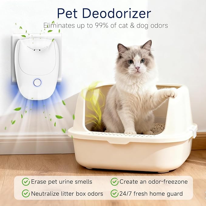 Negative Ion Air Ionizers, Plug In Air Purifier for Home 4PCS | Mini Air Ionizers for Home, Bedroom, Office, Kitchen, Dust, Smoke, Pet Smell