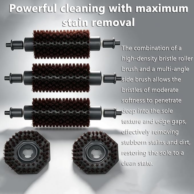 Outdoor Boot Scrubber & Shoe Cleaner - Non-Electric, Water Tank with Separate Brush Design, Ideal for Mud & Dirt Removal, Perfect Indoor/Outdoor Cleaning Tool