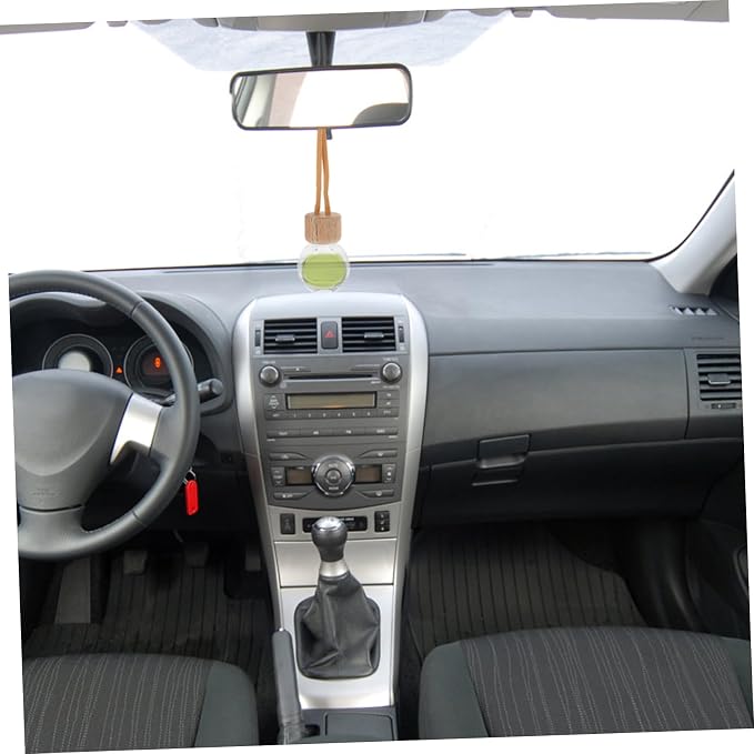Cabilock 10pcs Car Perfume Bottles Empty Hanging Diffuser Pendants Air Freshener Car Accessories for Home Decor